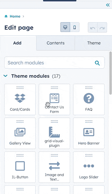 1)Click-Theme-Settings